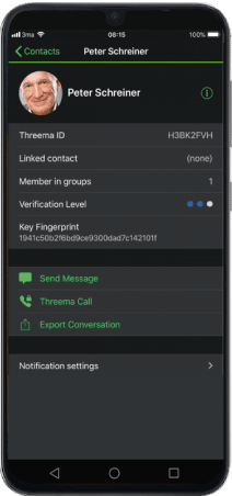 Verificación de Contacto